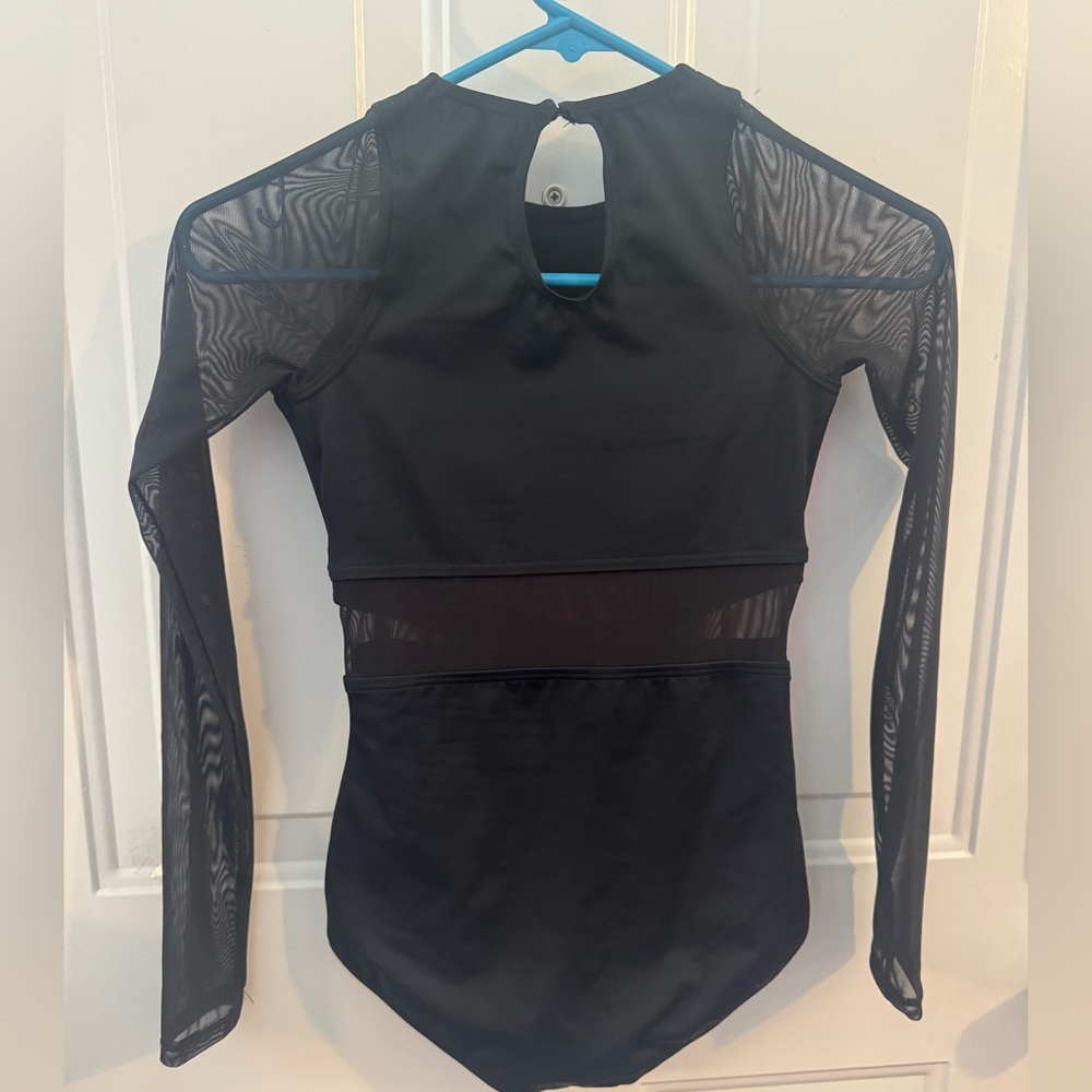 Black Mesh Acro Costume - LC - Picture 2 of 3